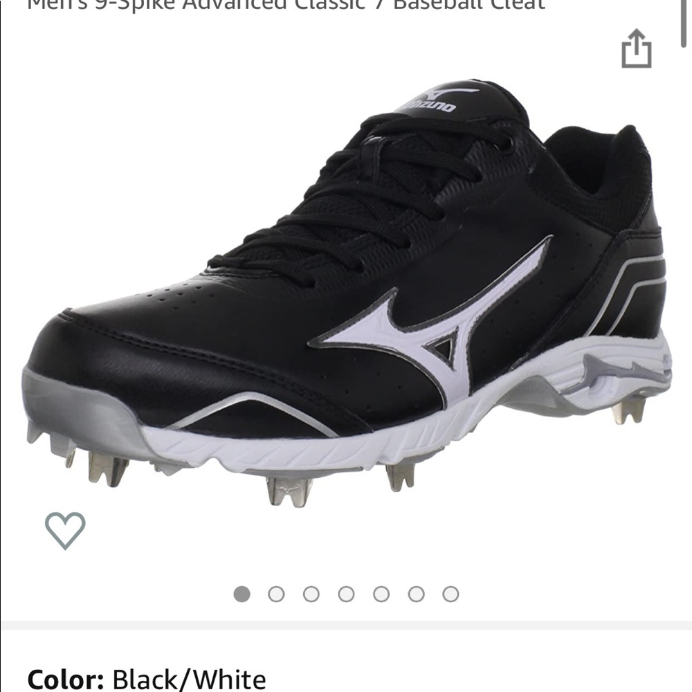 Mazuno Spike Advanced Classic 7 Cleat - Size 10